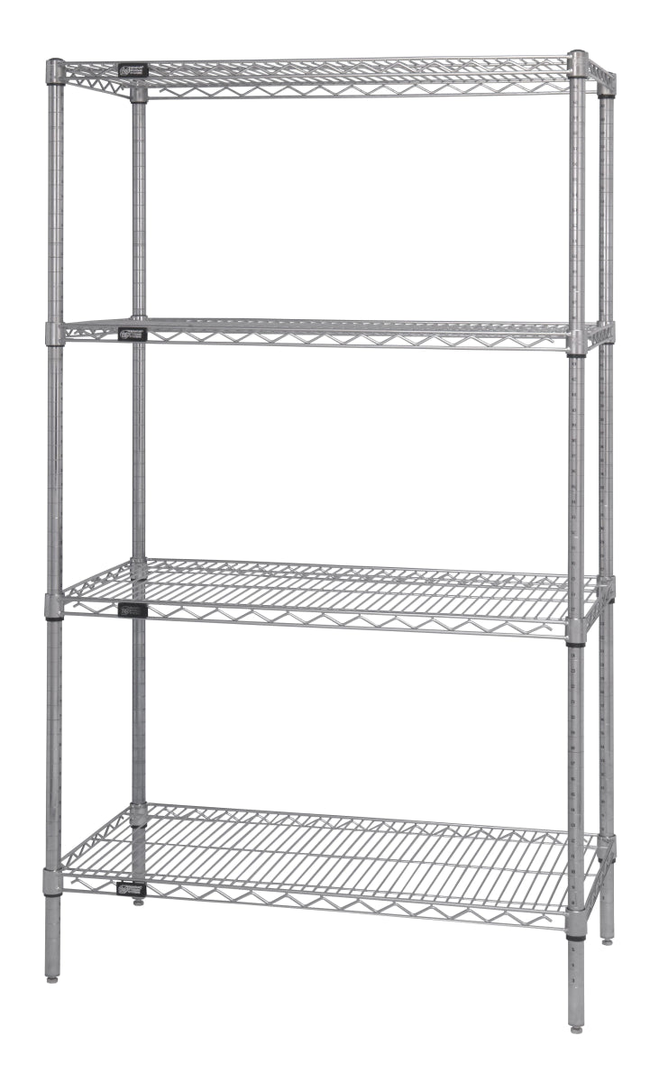 Stainless Steel Wire Shelving Units - Industrial 4 Less