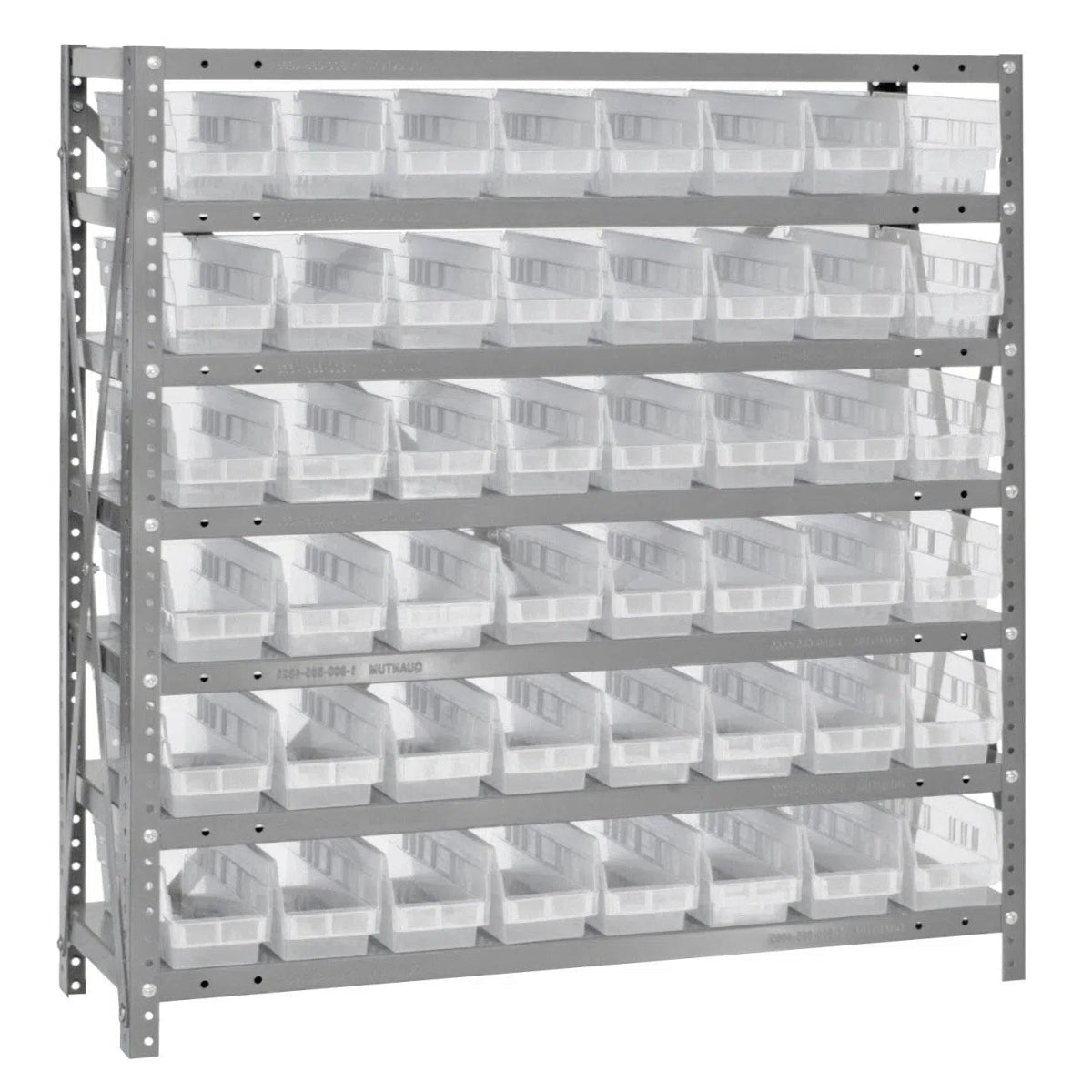 1239 - 101 | 12" x 36" x 39" Shelving Unit with 48 Bins - Industrial 4 Less