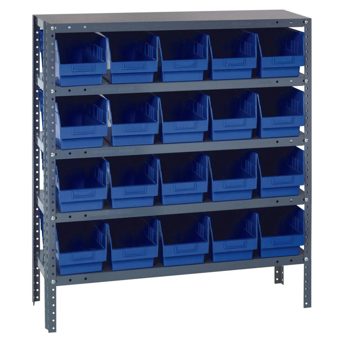 1239 - 202 | 12" x 36" x 39" Shelving Unit with 20 Bins - Industrial 4 Less