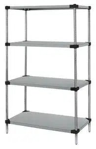 1436SS | 14" x 36" Stainless Steel Shelving Unit - Industrial 4 Less