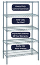 21" x 48" Epoxy Wire Shelving Unit - Industrial 4 Less