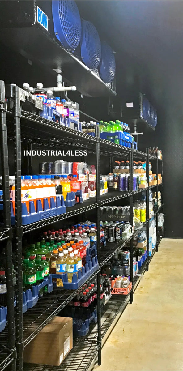 24" x 48" Epoxy Wire Shelving Unit - Industrial 4 Less - WR54 - 2448P - 5