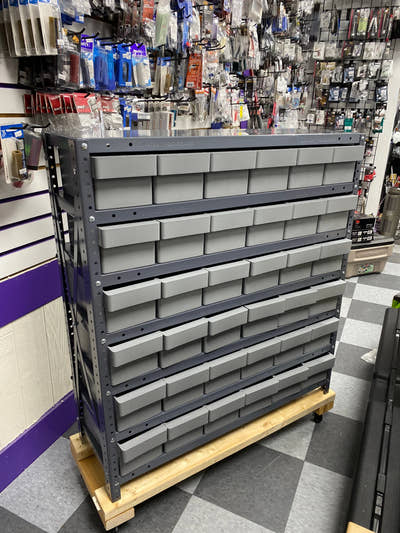 Bin Organizer with Drawers