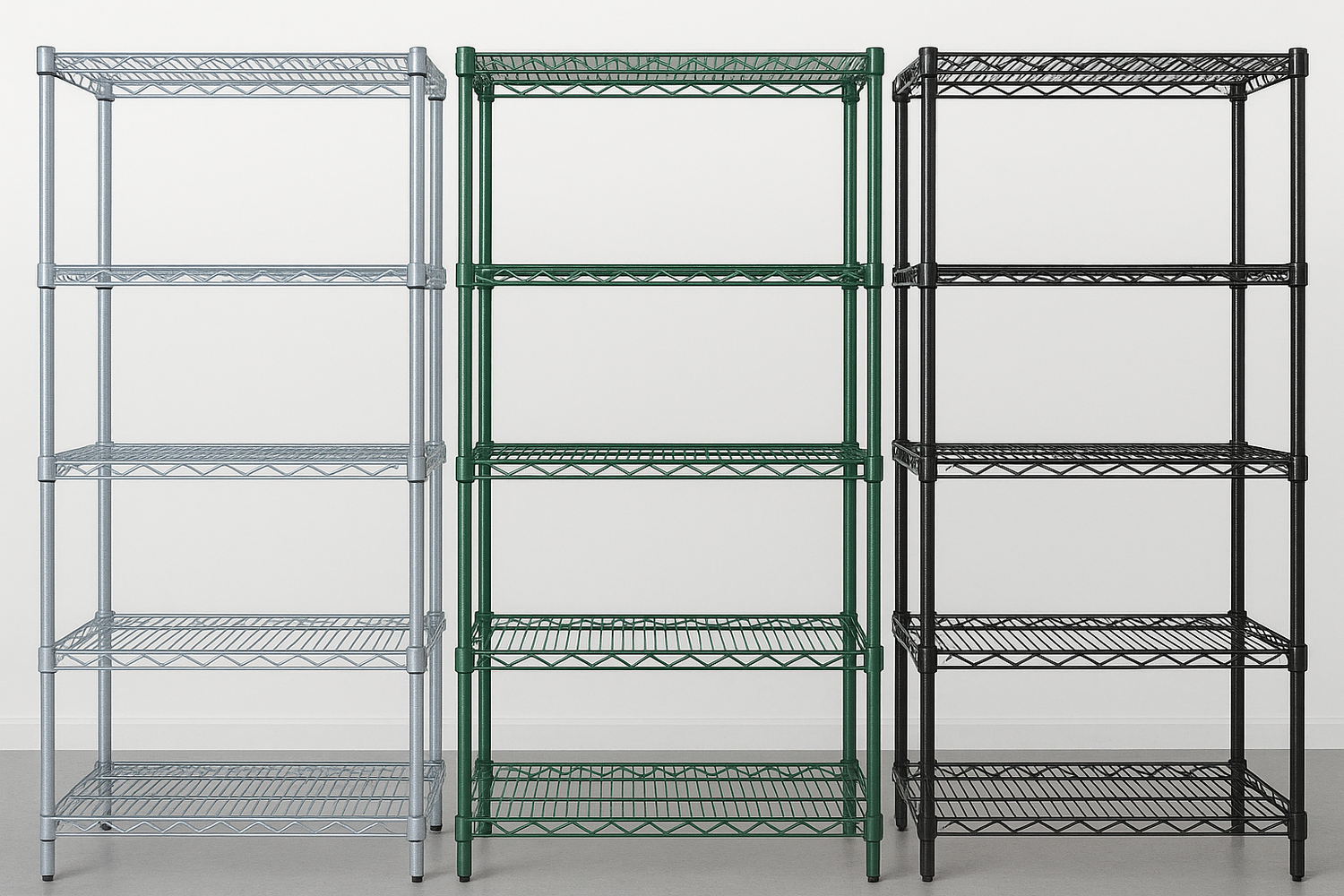 Epoxy Coated Wire Shelving