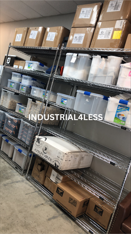 Chrome Wire Shelving - Industrial 4 Less 17