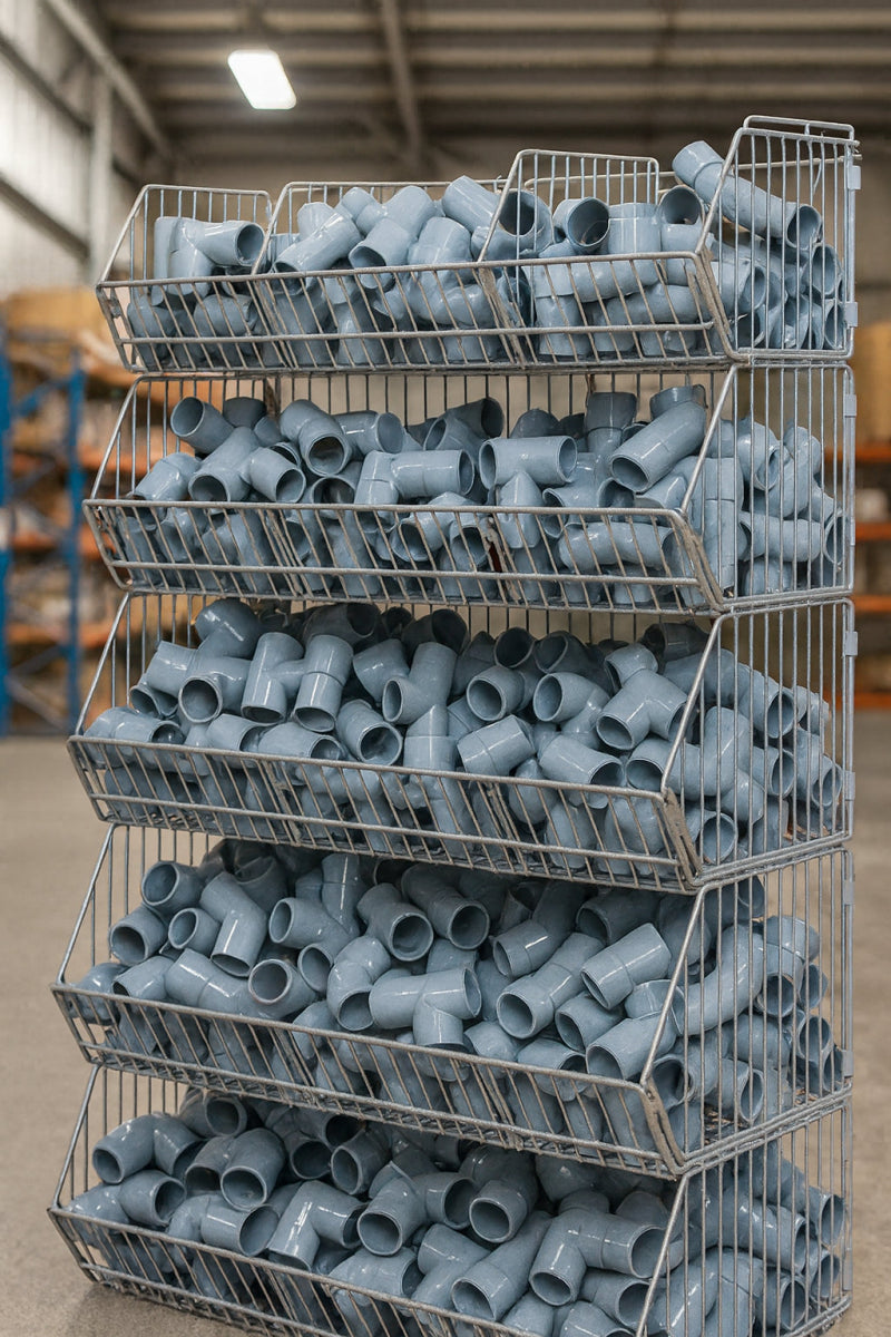 Plumbing Pipe Organizer Industrial 4 Less