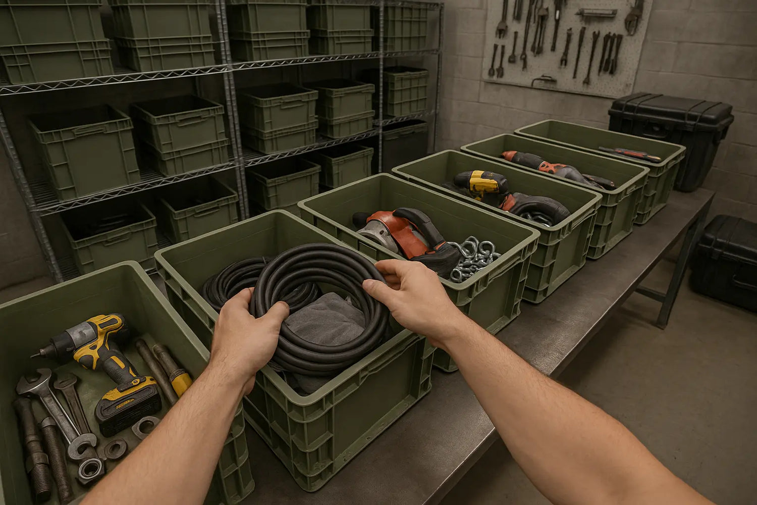Heavy Duty Straight Wall Containers