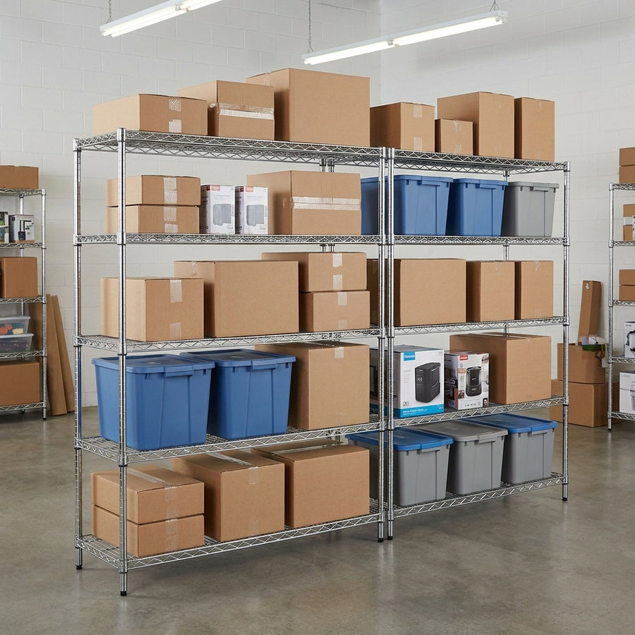 Chrome Wire Shelving