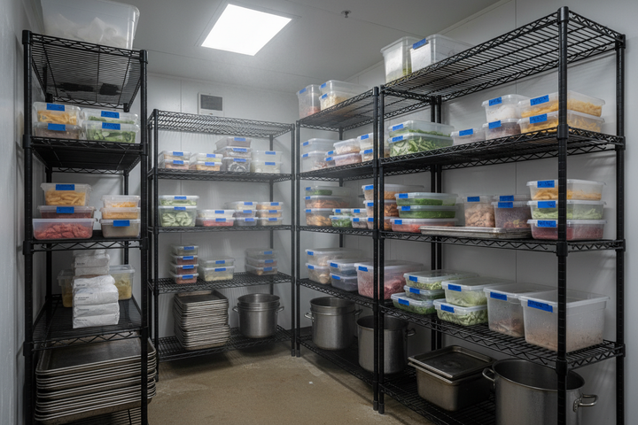 Restaurant Wire Shelving