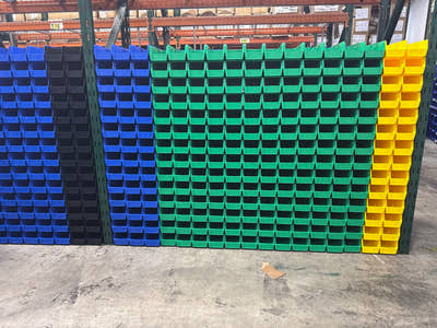 Stackable Warehouse Bins for Fulfillment