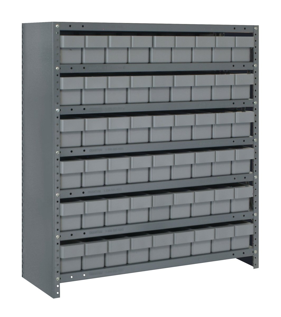 CL1839 - 604 | 18" x 36" x 39" Shelving Unit with 54 Bins - Closed Shelf Bin Organizers - Industrial 4 Less