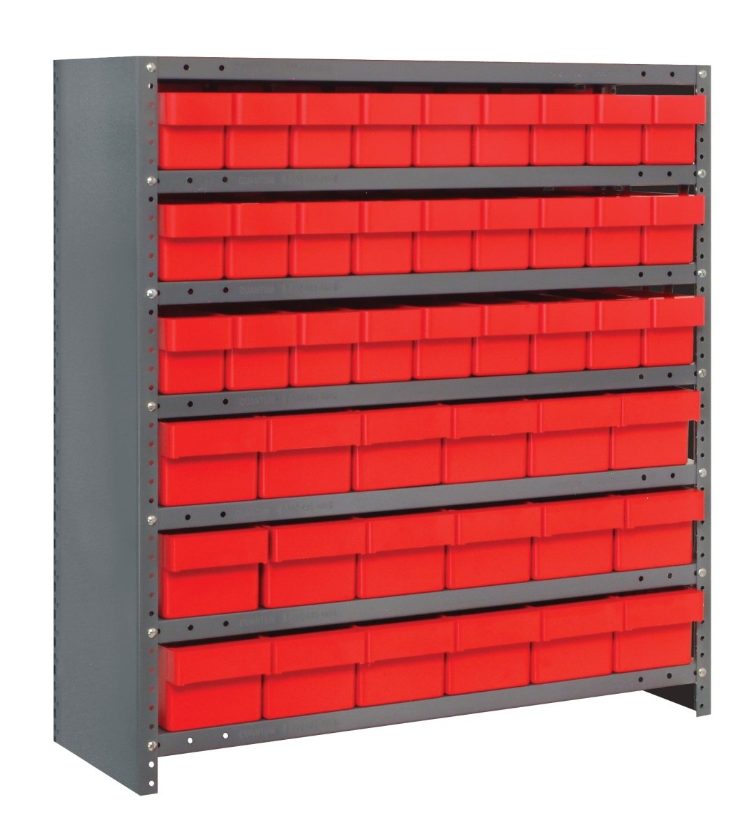 CL1839 - 624 | 18" x 36" x 39" Shelving Unit with 45 Bins - Closed Shelf Bin Organizers - Industrial 4 Less