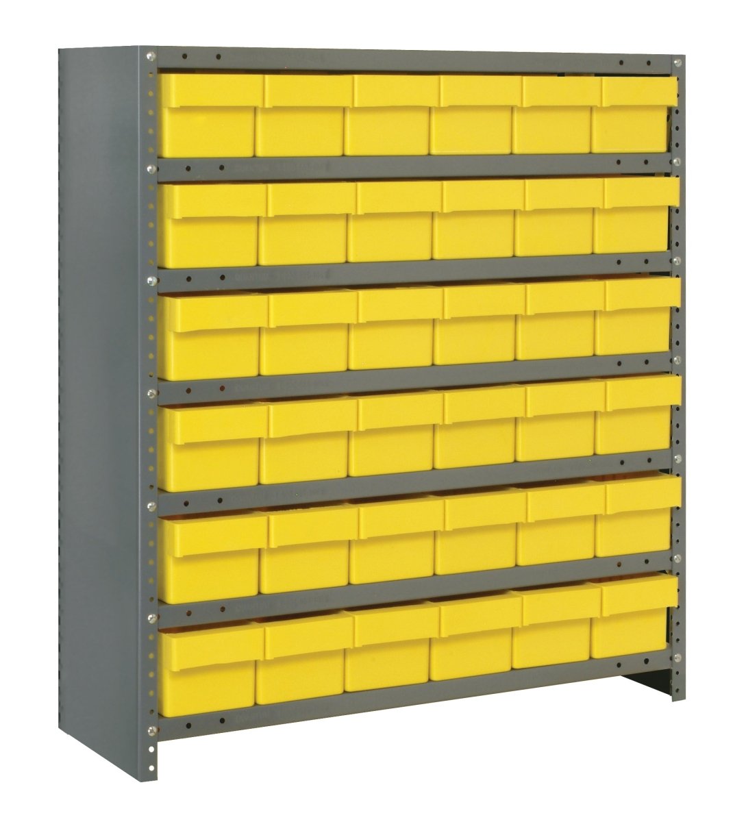 CL2439 - 603 | 24" x 36" x 39" Shelving Unit with 36 Bins - Closed Shelf Bin Organizers - Industrial 4 Less