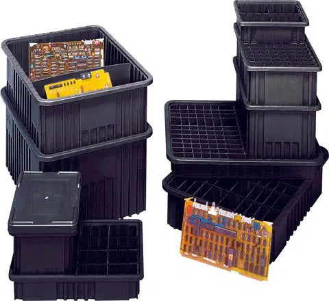 esd safe tackle box AideTek BOXALL144 SMD resistor IC chips Organizer w/144 bins antistatics ESD Safe Divider Boxes ESD Safe Divider Box -