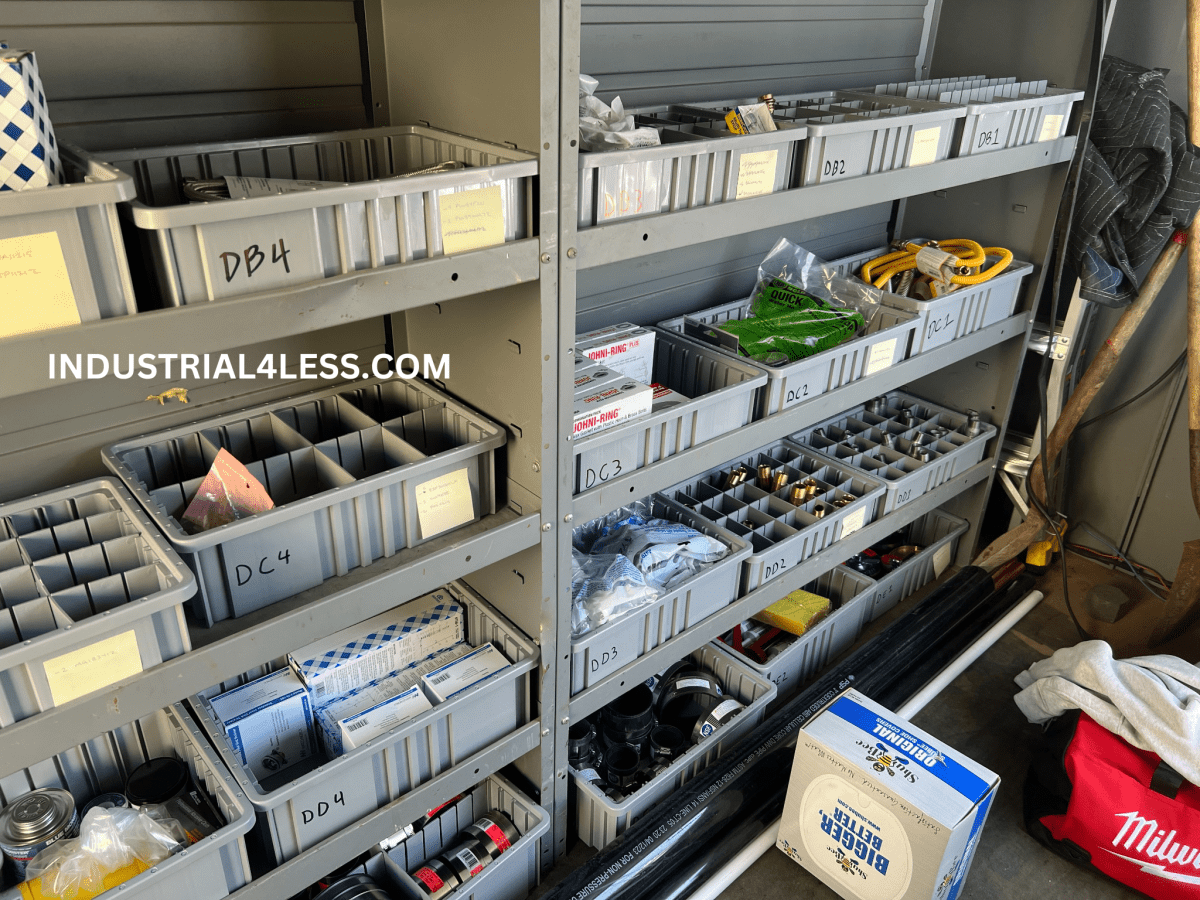 Dividable Grid Containers - divider - boxes - Industrial 4 Less