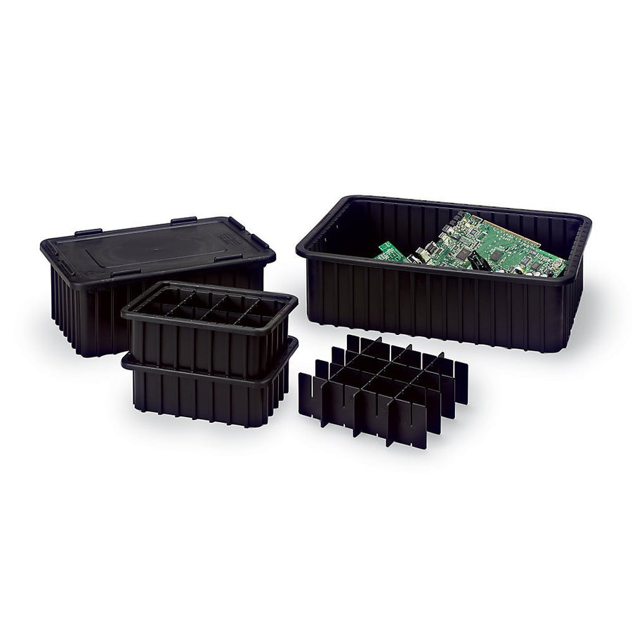 ESD-Safe Dividable Grid Containers