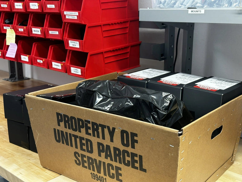 Stackable Parts Bins On Hanging Rails