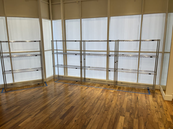 Wire Shelving for Nike Retail Location