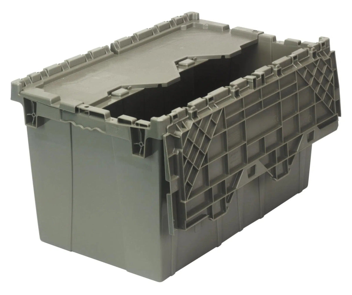 QDC2515 - 14 | Pack of 10 - Attached Lid Containers > Distribution Containers > Round Trip Totes - Industrial 4 Less