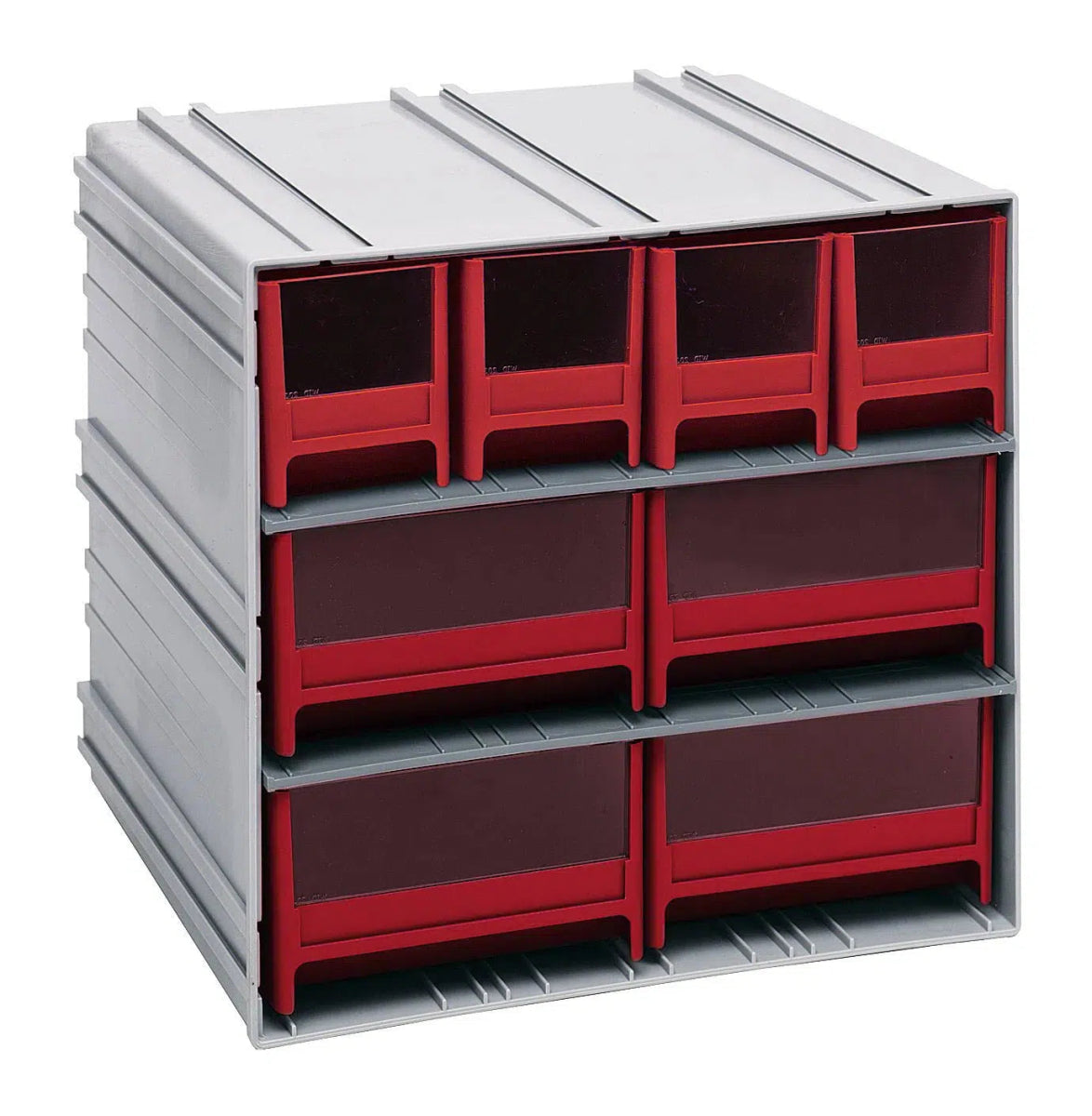 QIC - 4244 Cabinet with 8 Drawers - Cabinets with Drawers > Interlocking Storage Cabinets with Drawers - Industrial 4 Less