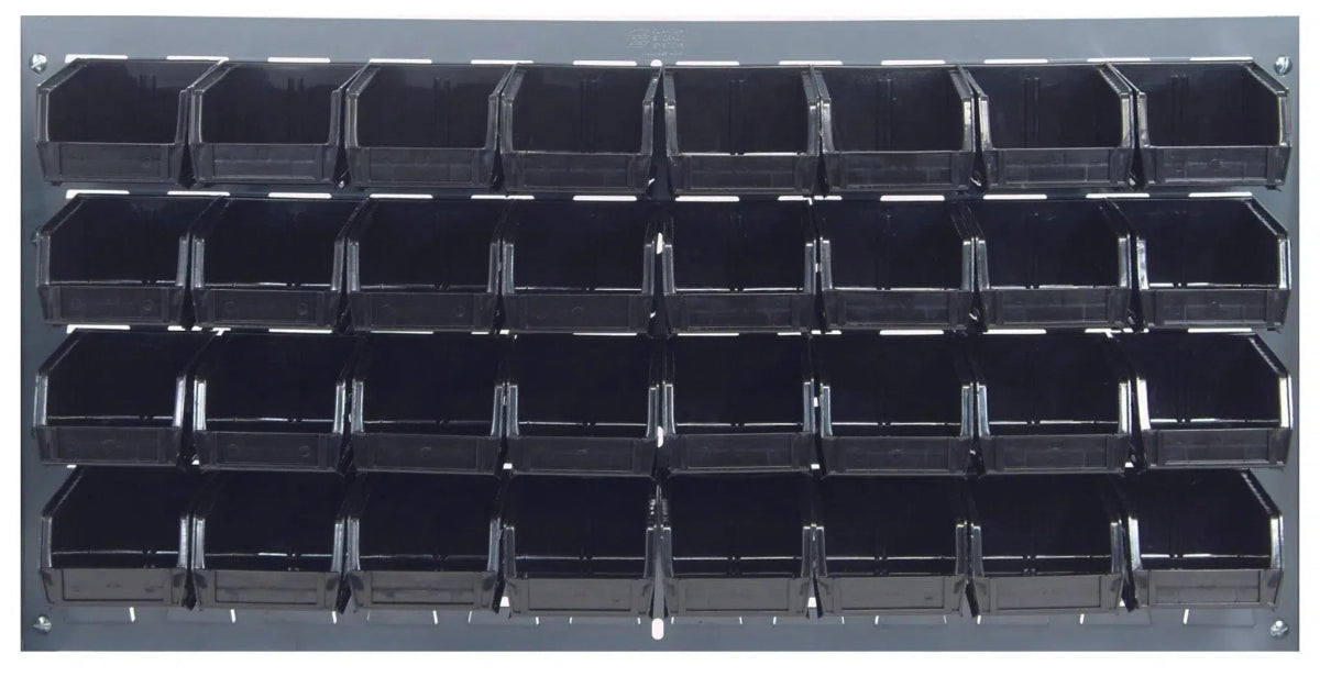 QLP - 3619 - 210 - 32 - Louvered Panels with Storage Bins > Wall Mounted Panels with Hanging Bins - Industrial 4 Less