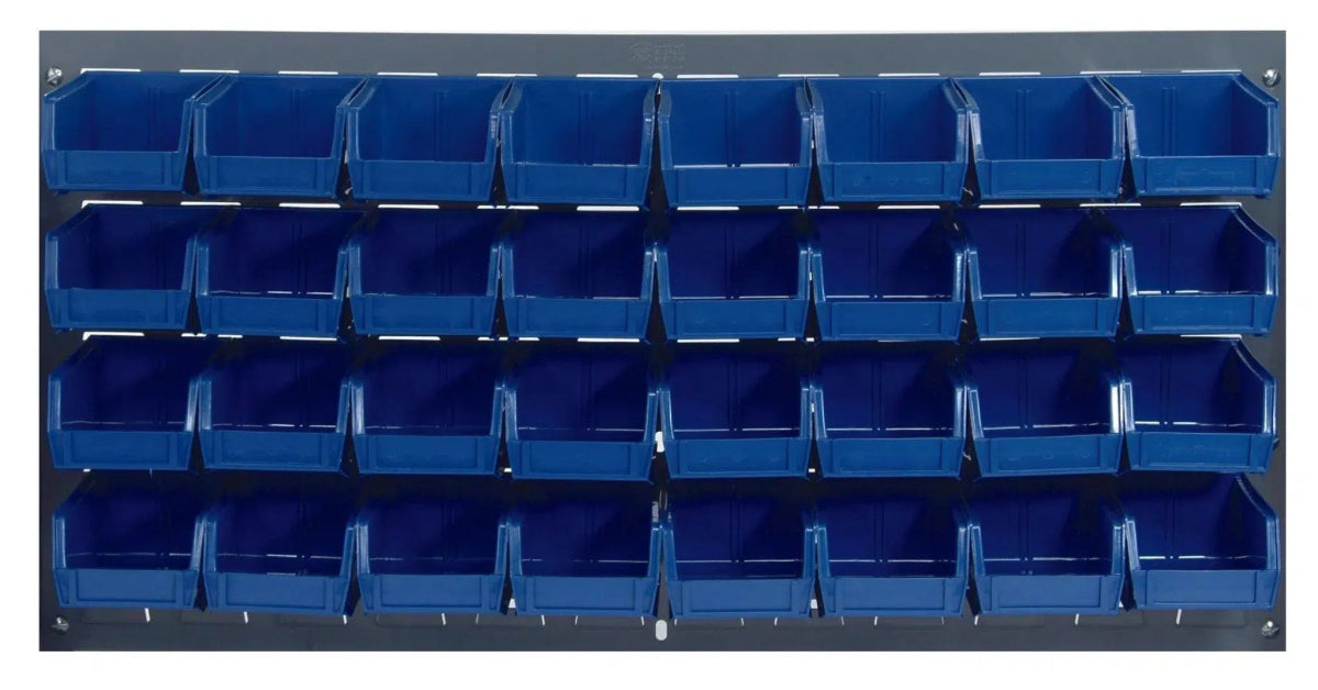 QLP - 3619 - 220 - 32 - Louvered Panels with Storage Bins > Wall Mounted Panels with Hanging Bins - Industrial 4 Less