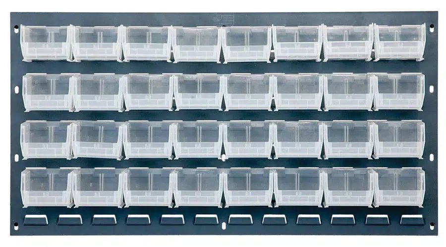 QLP - 3619 - 220 - 32 - Louvered Panels with Storage Bins > Wall Mounted Panels with Hanging Bins - Industrial 4 Less