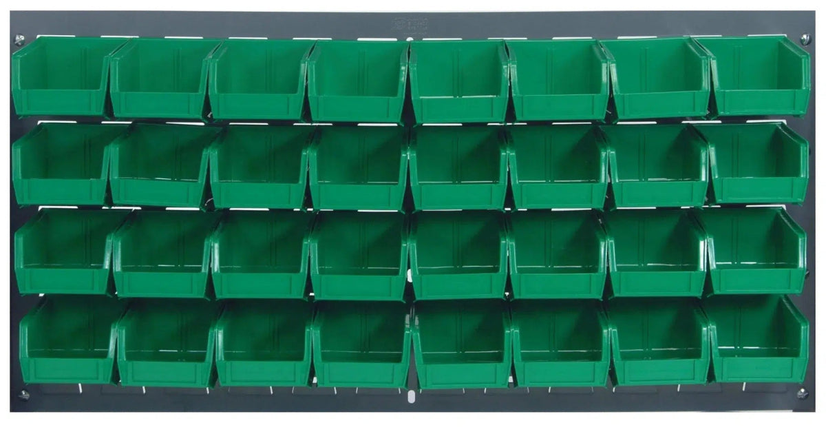 QLP - 3619 - 220 - 32 - Louvered Panels with Storage Bins > Wall Mounted Panels with Hanging Bins - Industrial 4 Less