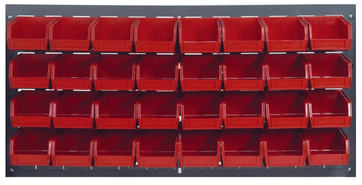 QLP - 3619 - 220 - 32 - Louvered Panels with Storage Bins > Wall Mounted Panels with Hanging Bins - Industrial 4 Less