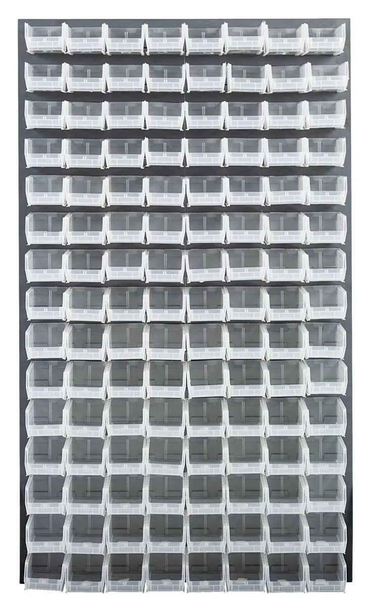 QLP - 3661 - 220 - 120 - Louvered Panels with Storage Bins > Wall Mounted Panels with Hanging Bins - Industrial 4 Less