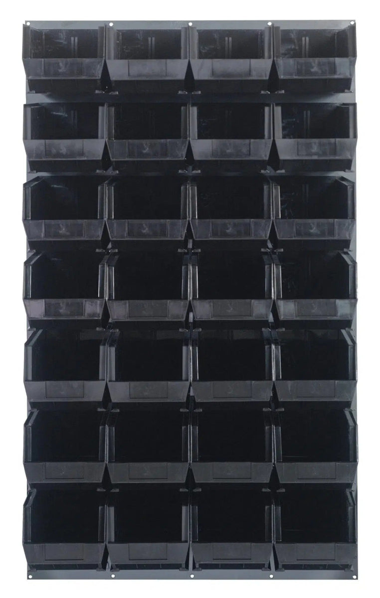 QLP - 3661 - 240 - 28 - Louvered Panels with Storage Bins > Wall Mounted Panels with Hanging Bins - Industrial 4 Less