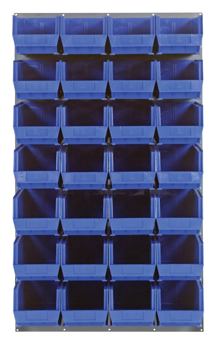 QLP - 3661 - 240 - 28 - Louvered Panels with Storage Bins > Wall Mounted Panels with Hanging Bins - Industrial 4 Less