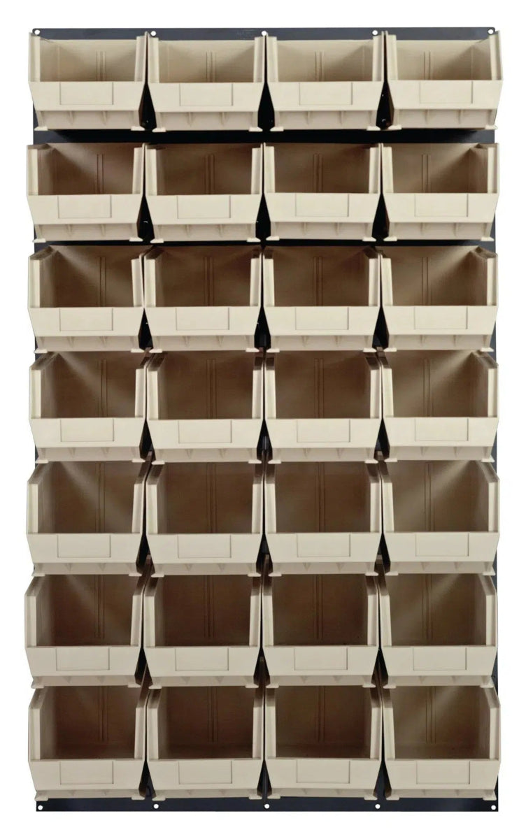 QLP - 3661 - 240 - 28 - Louvered Panels with Storage Bins > Wall Mounted Panels with Hanging Bins - Industrial 4 Less