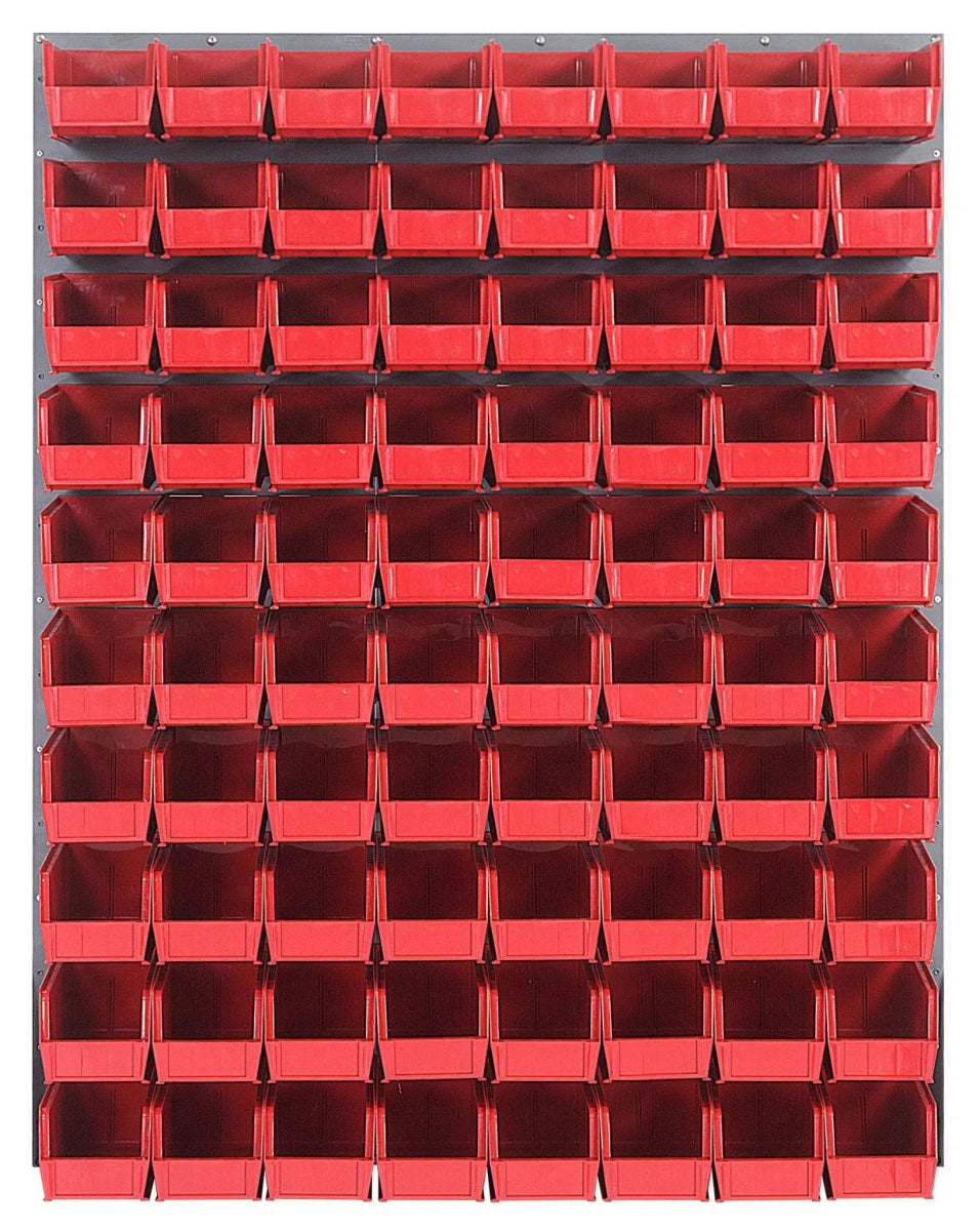 QLP - 4861 - 230 - 80 - Louvered Panels with Storage Bins > Wall Mounted Panels with Hanging Bins - Industrial 4 Less