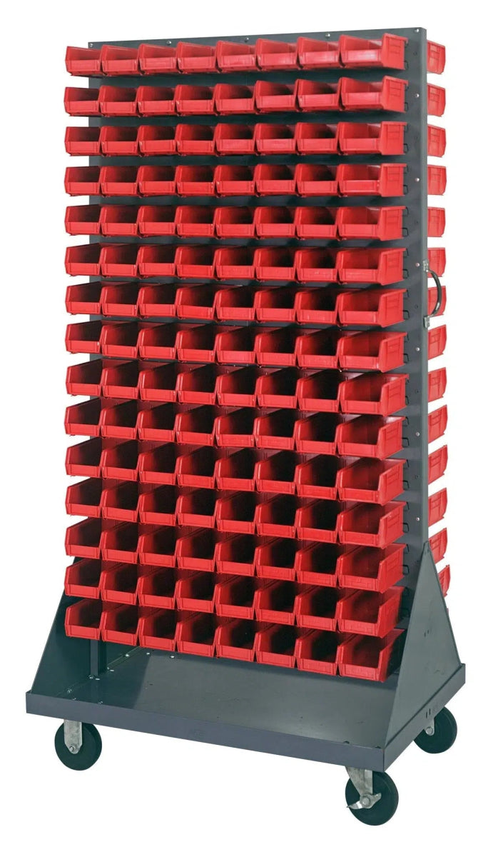 QMD - 36H - 220 - Stackable Bin Organizers > Racks with Hanging Bins - Industrial 4 Less