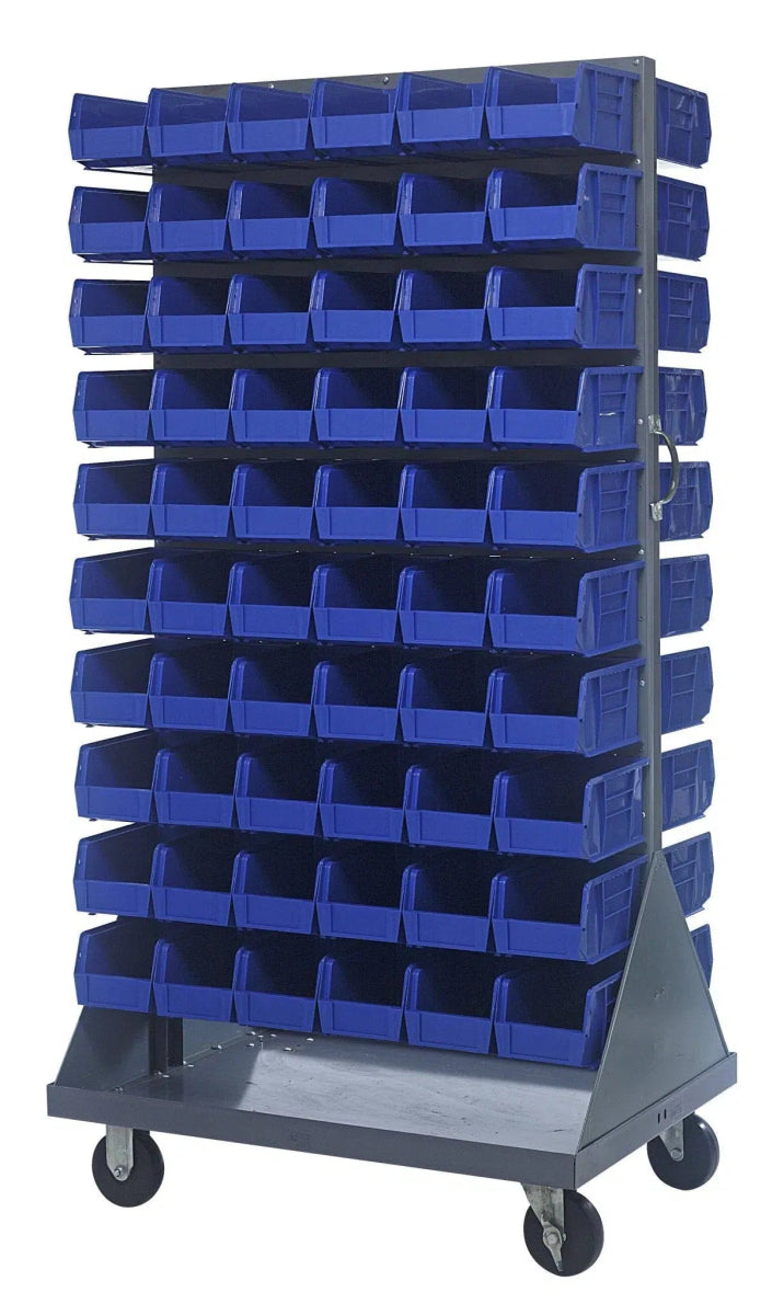 QMD - 36H - 230 - Stackable Bin Organizers > Racks with Hanging Bins - Industrial 4 Less