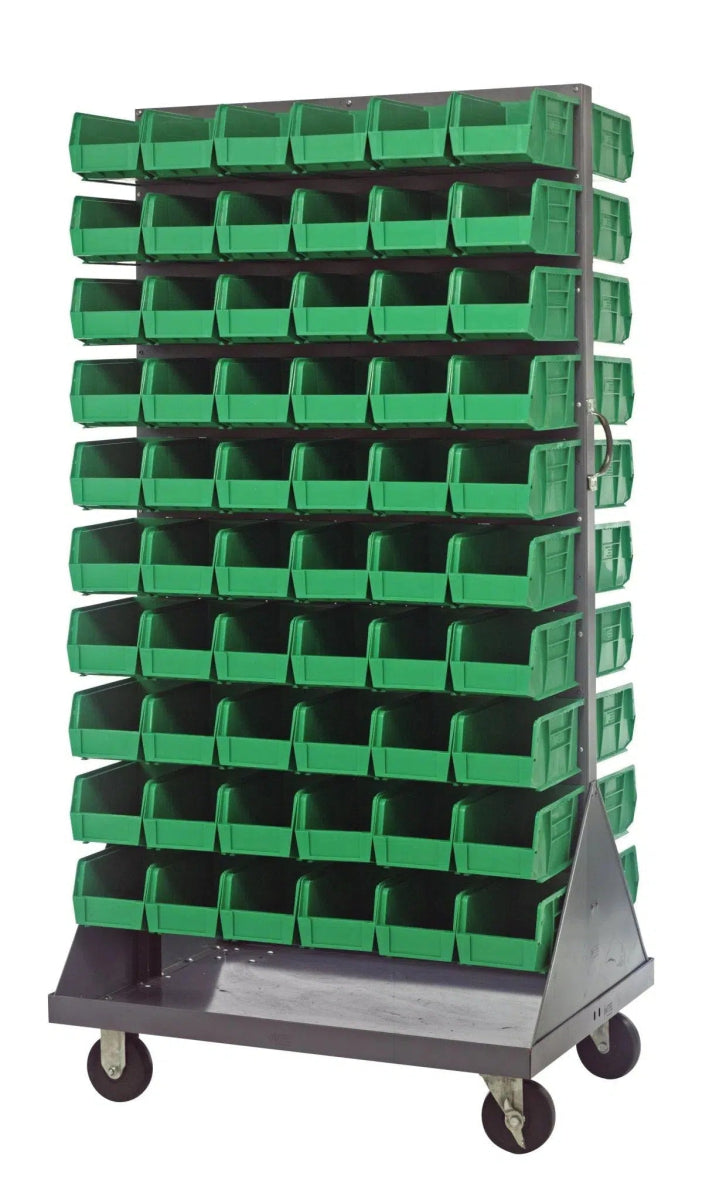 QMD - 36H - 230 - Stackable Bin Organizers > Racks with Hanging Bins - Industrial 4 Less