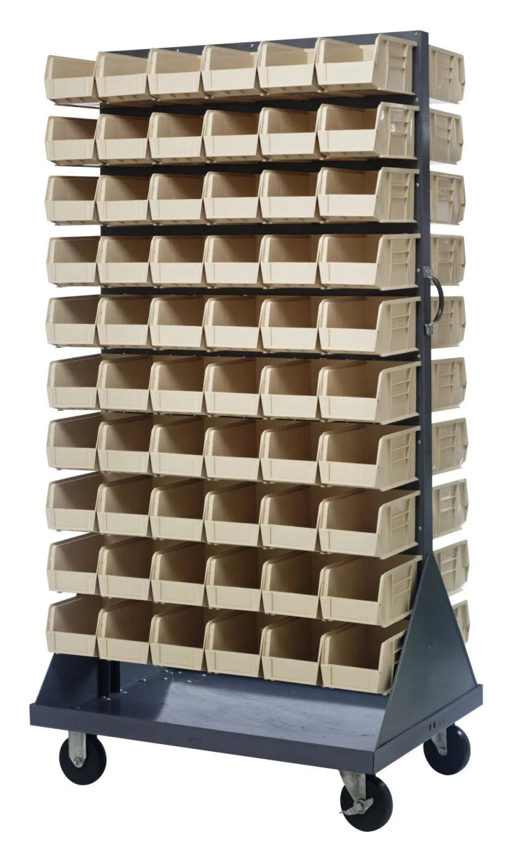 QMD - 36H - 230 - Stackable Bin Organizers > Racks with Hanging Bins - Industrial 4 Less