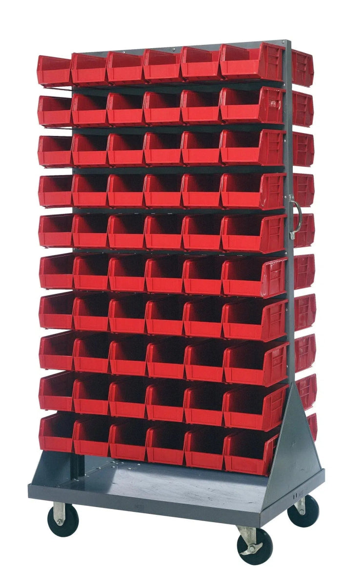 QMD - 36H - 230 - Stackable Bin Organizers > Racks with Hanging Bins - Industrial 4 Less