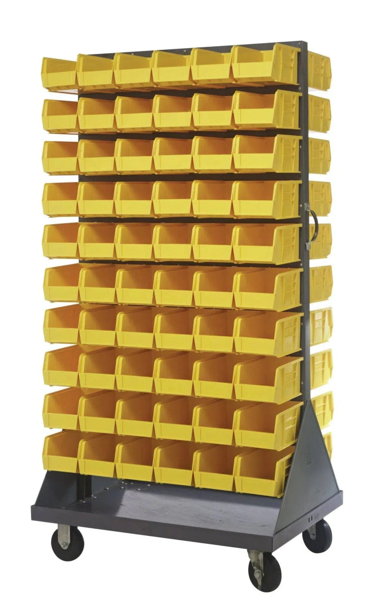 QMD - 36H - 230 - Stackable Bin Organizers > Racks with Hanging Bins - Industrial 4 Less