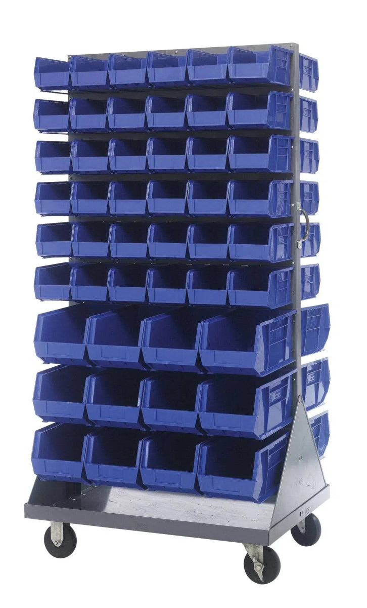 QMD - 36H - 230240 - Stackable Bin Organizers > Racks with Hanging Bins - Industrial 4 Less