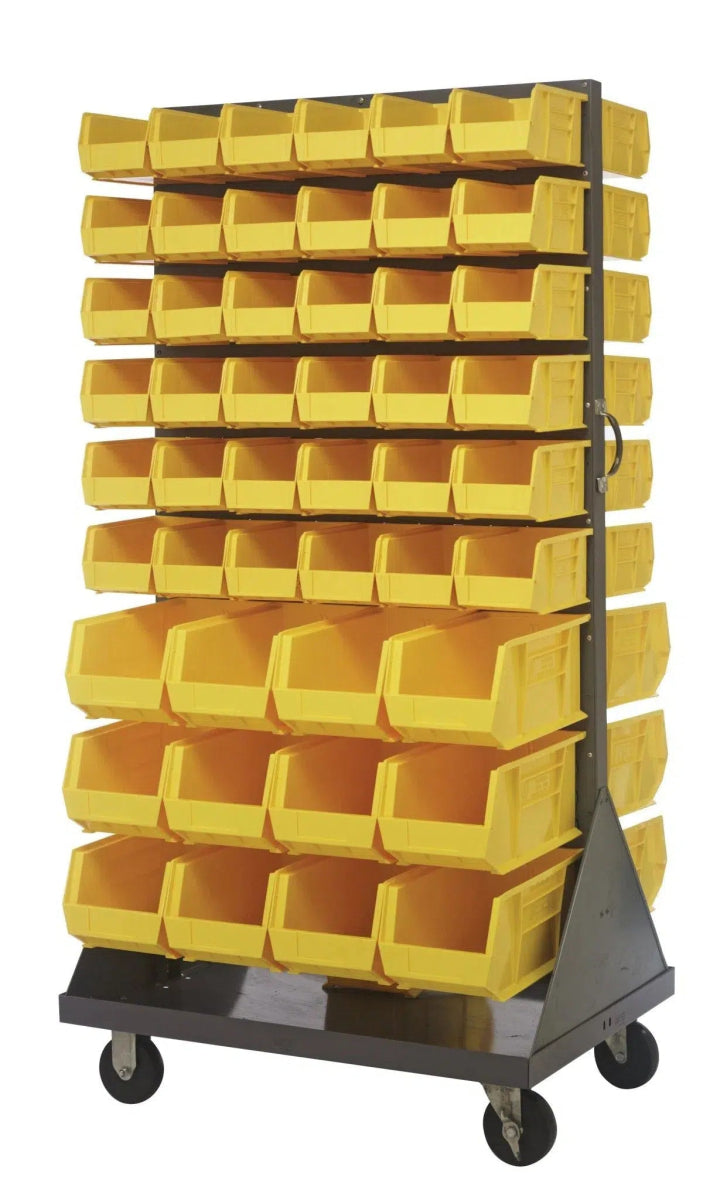 QMD - 36H - 230240 - Stackable Bin Organizers > Racks with Hanging Bins - Industrial 4 Less