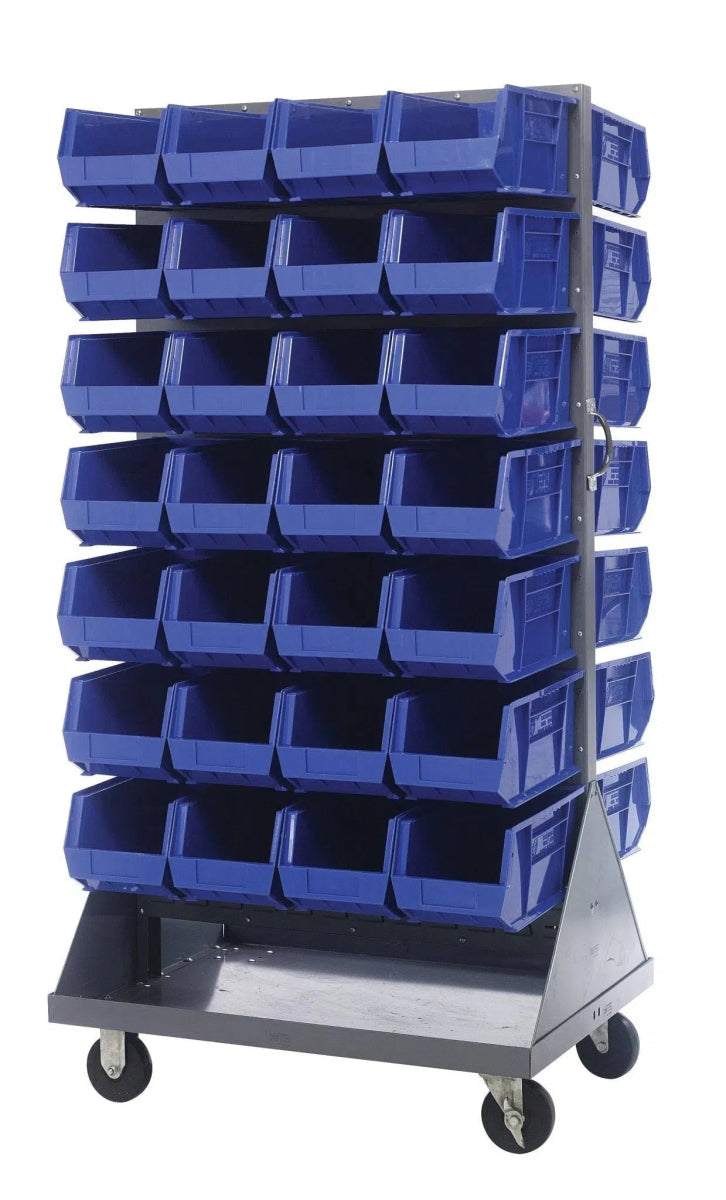 QMD - 36H - 240 - Stackable Bin Organizers > Racks with Hanging Bins - Industrial 4 Less