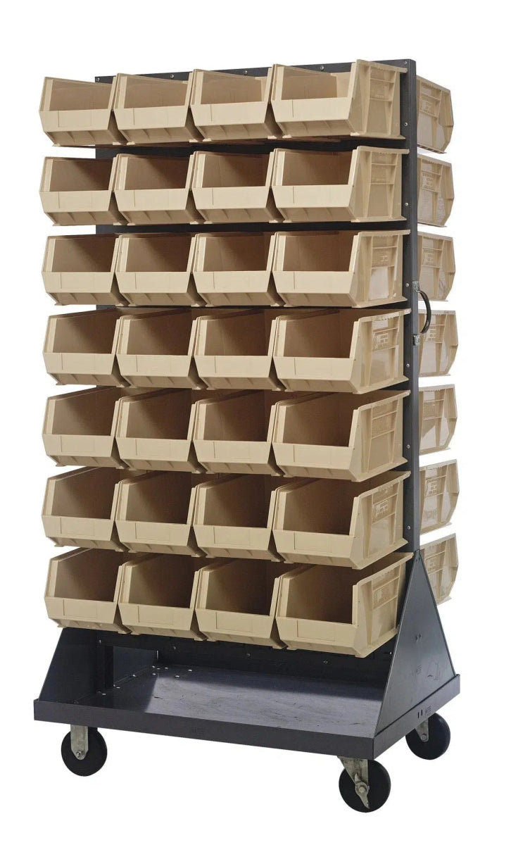 QMD - 36H - 240 - Stackable Bin Organizers > Racks with Hanging Bins - Industrial 4 Less