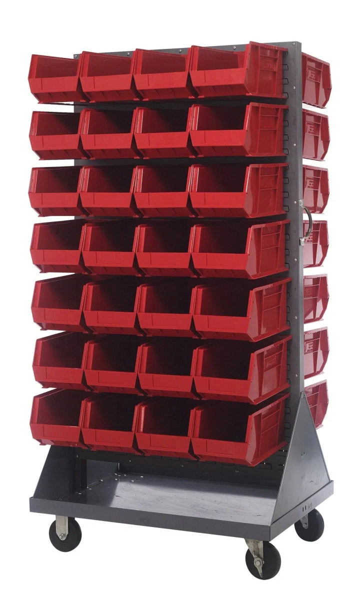 QMD - 36H - 240 - Stackable Bin Organizers > Racks with Hanging Bins - Industrial 4 Less