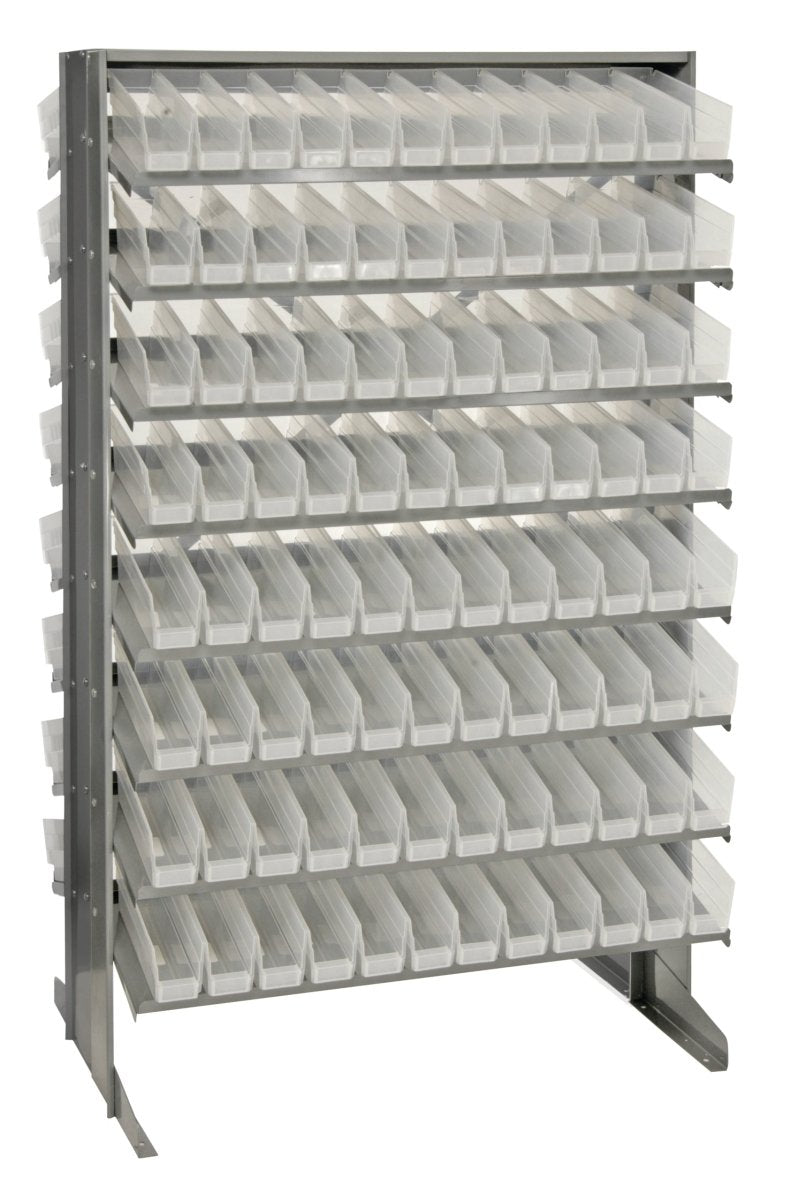 QPRD - 100 - Gravity Shelf Bin Organizers - Industrial 4 Less