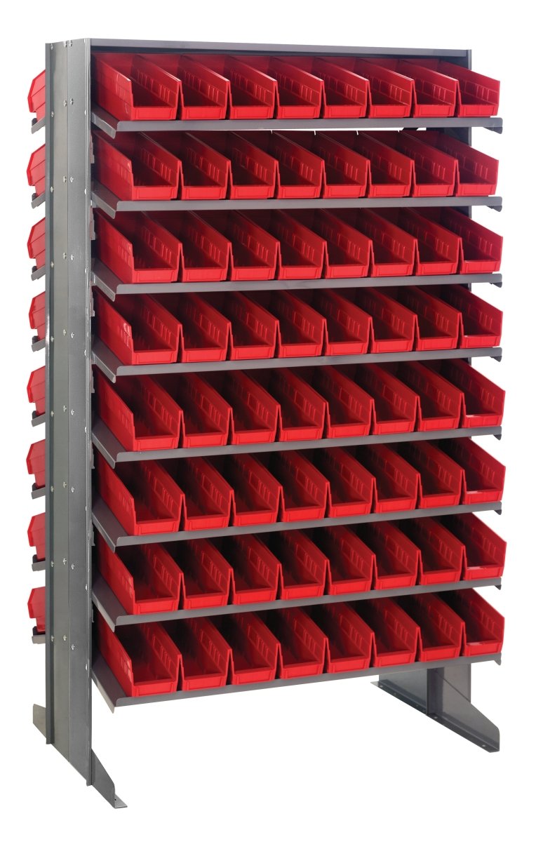 QPRD - 101 - Gravity Shelf Bin Organizers - Industrial 4 Less