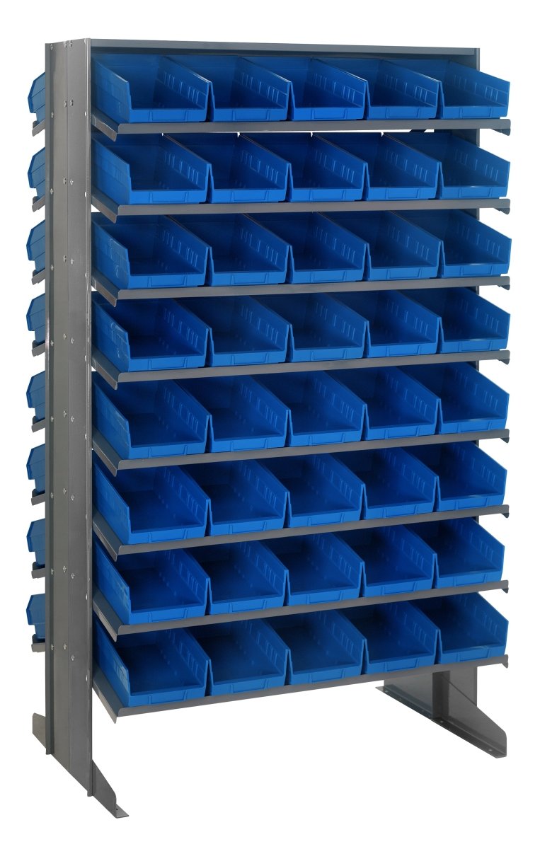 QPRD - 102 - Gravity Shelf Bin Organizers - Industrial 4 Less