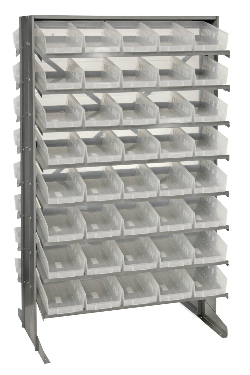 QPRD - 102 - Gravity Shelf Bin Organizers - Industrial 4 Less