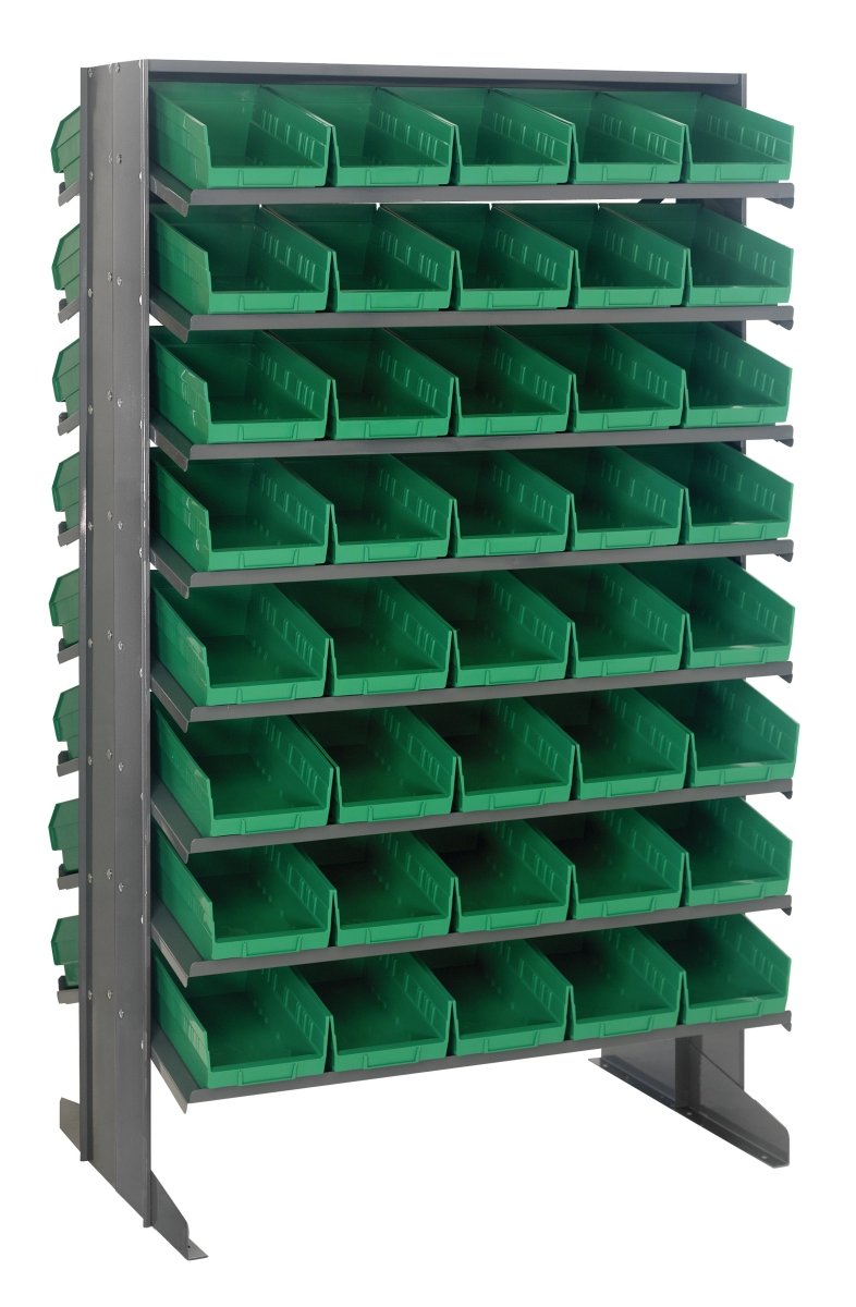 QPRD - 102 - Gravity Shelf Bin Organizers - Industrial 4 Less